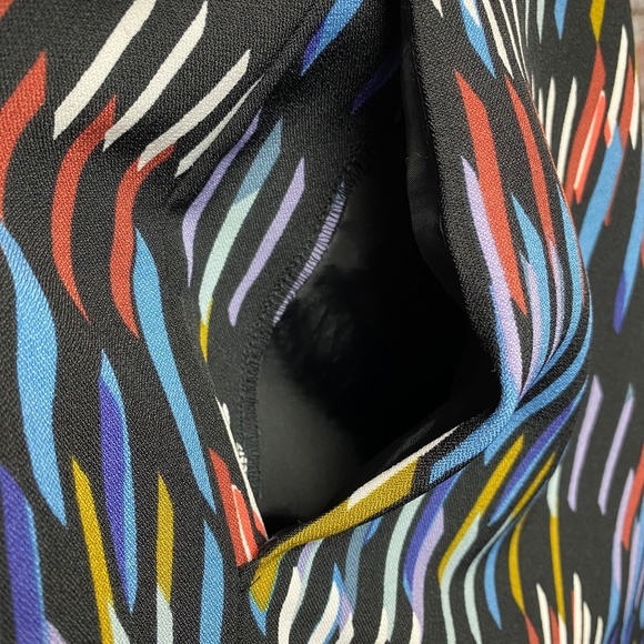 Nine West Womenʻs Colorful Sleeveless Shift Dress with Pockets Small - Picture 6 of 10